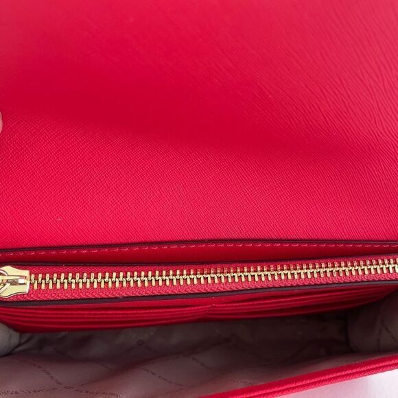 Michael Michael Kors Jet Set Coral Reef Saffiano Leather 3-in-1 Crossbody Bag - Picture 9 of 15